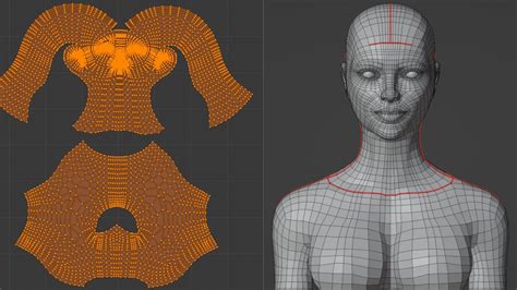 Uv Unwrapping Face And Clothes In Blender Youtube