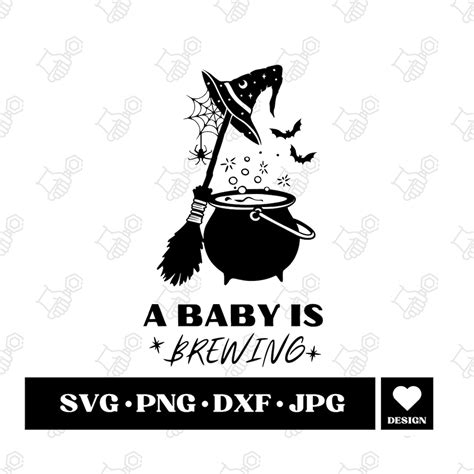 A Baby Is Brewing SVG A Baby Is Brewing PNG Baby Brewing Spooky Baby