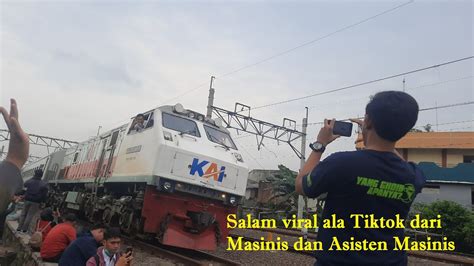 Salam Viral Ala Masini Dan Asisten Masinis Kereta Api YouTube