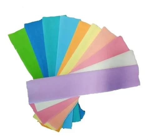 Papel Crepe Paquete Con Pliegos Diferentes Colores Cuotas Sin Inter S