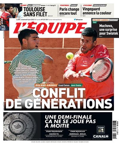 L Equipe Du Vendredi 9 Juin 2023 Télécharger Des Magazines Journaux