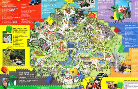 Legoland California - 2006 Park Map