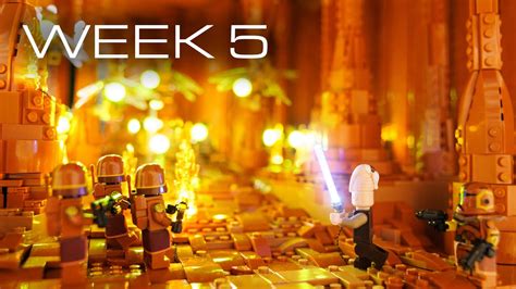 Building Geonosis In Lego Week Caves Youtube