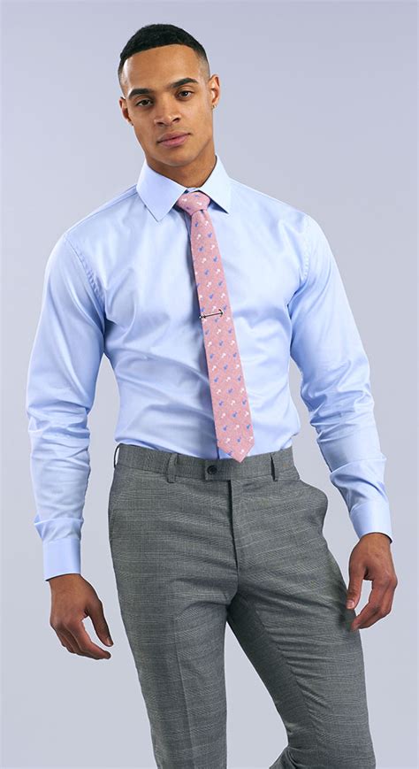 Discover More Than 78 Light Grey Trousers Blue Shirt Super Hot In