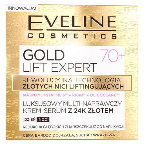 Eveline Gold Lift Expert Multi Naprawczy Krem Serum Z K Z Otem