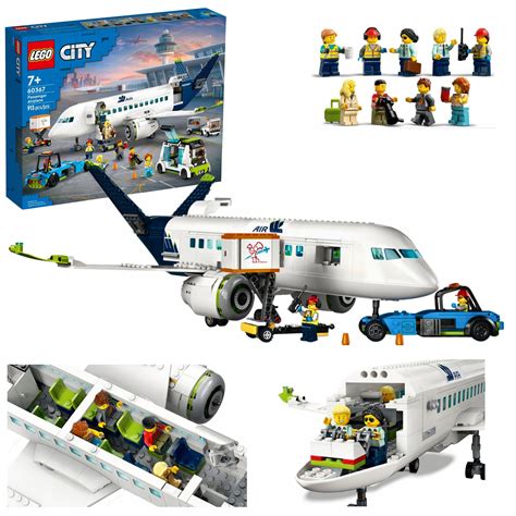 Lego City Samolot Pasa Erski Figurki Du Y Zestaw Klock W Pojazdy