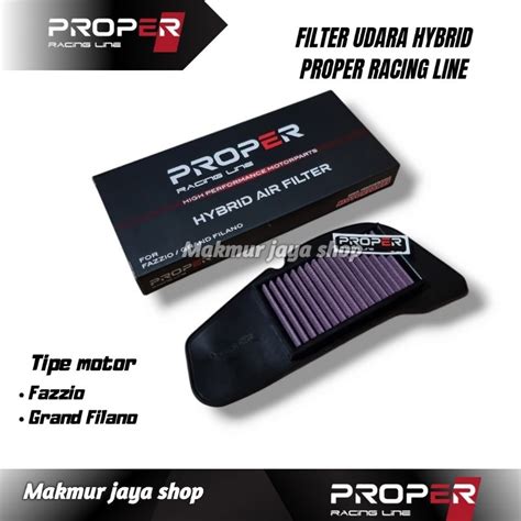 Jual Filter Udara HYBRID Yamaha Fazzio Grand Filano Proper Racing