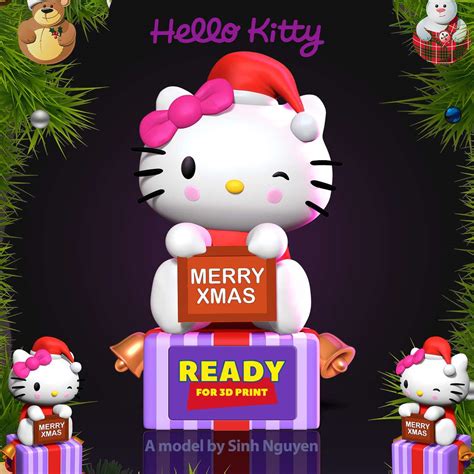 Co3d Hello Kitty Merry Christmas