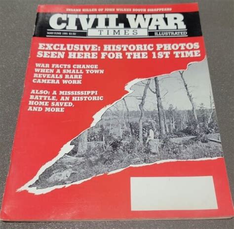 Civil War Times Illustrated Magazine Mayjune 1991 Ebay