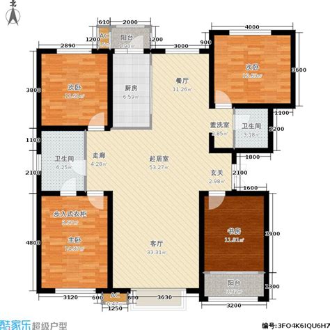 四室两厅两卫最佳户型 四室两厅的户型图 160平米四室两厅装修 第9页 大山谷图库