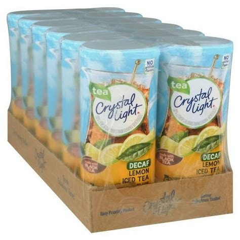 Price Case Crystal Light 00043000030981 Crystal Light Iced Tea Decaf 12 1 5 Ounce