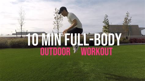 min outdoor workout  equipmentabout wellness youtube