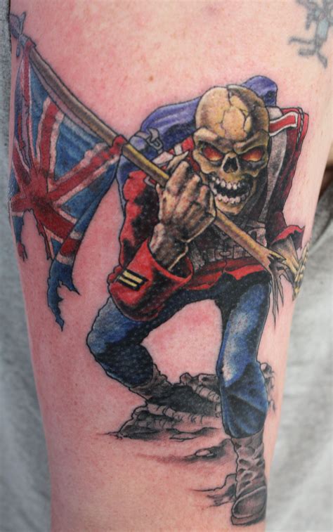 Iron Maiden Eddie By Lucky Tattoo Charlie S Preston Hwy Louisville Ky Tatouage Oeuvre D