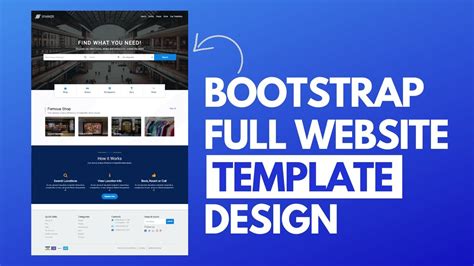 How To Build Responsive Bootstrap Webpage Template Design Using Html