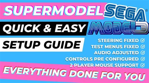 Sega Model Emulator Everything Pre Setup For You Inc Controls