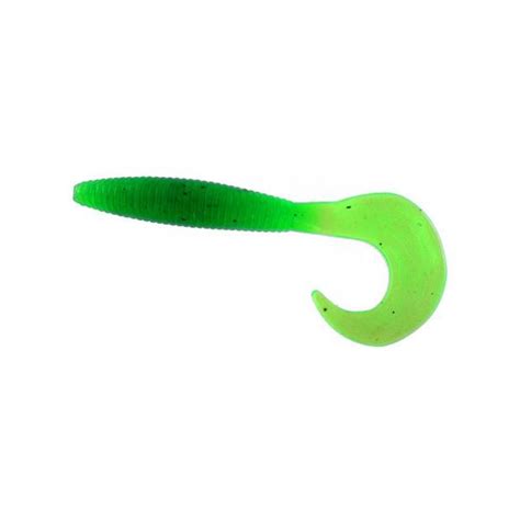 Curly Tail Grub 6 Inch Green Ctsb16 199 Almost Alive Lures The