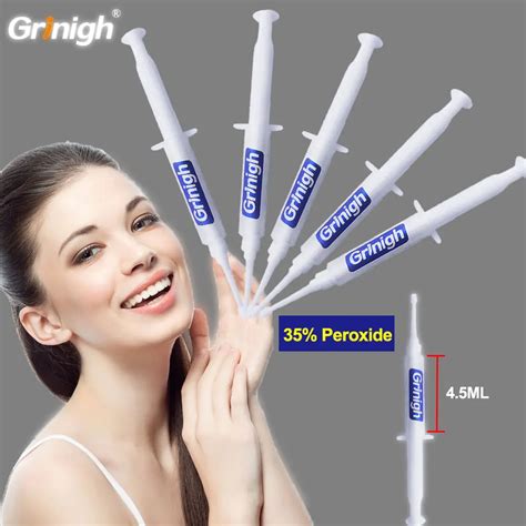 Grinigh 35% Hydrogen Peroxide Teeth Whitening Care Oral Hygiene Gel ...