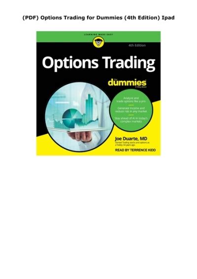 PDF Options Trading For Dummies 4th Edition Ipad