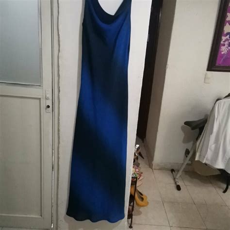 Vestido Largo Para Graduaci N Azul De Liz Minelli De Segunda Mano