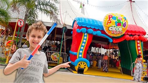 DIVERSÃO em FAMÍLIA no PARQUE PATATI PATATÁ CIRCO SHOW YouTube