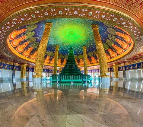 Wat Paknam Bhasicharoen A Temple Pagoda And Buddha Statue In Bangkok