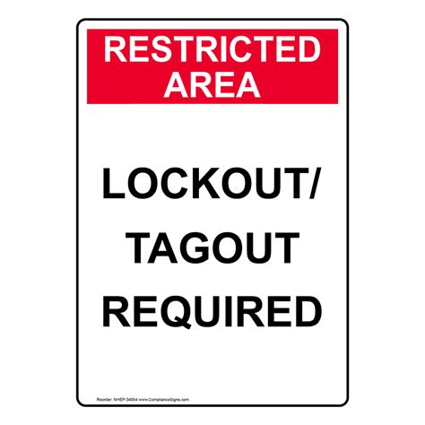 Free Printable Lockout Tagout Signs