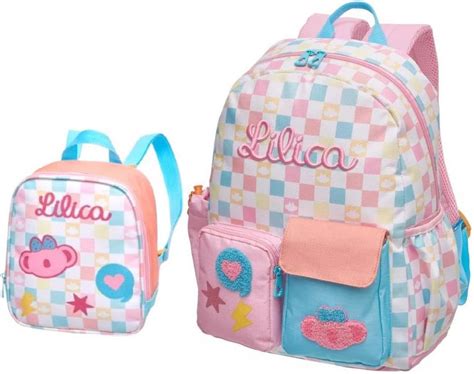 Kit Mochila De Costa Lilica Ripilica Lov It Breezy Lancheira Amazon