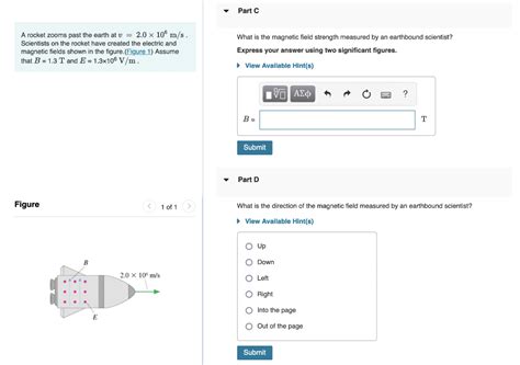 Solved Submit Request Answer Part C A Rocket Cruises Past A Chegg