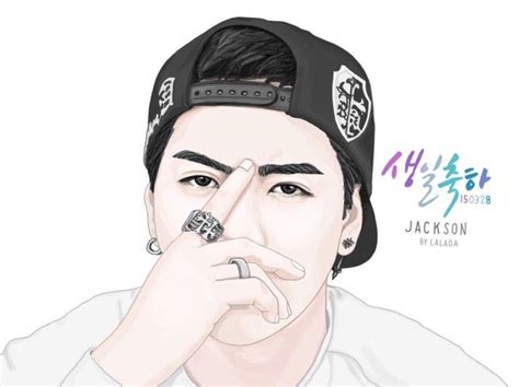 Pin By Ailish Mailloux On Got7 Jackson Wang Got7 Fanart Jackson