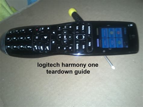 Logitech Harmony One Teardown : 6 Steps - Instructables