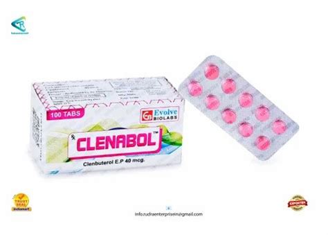 Clenbuterol Clenabol 40 Mcg Tablet At ₹ 800box Steroids In Surat