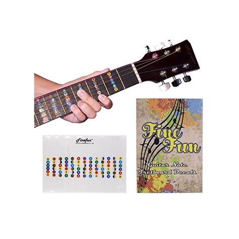 Buy Guitar Fretboard Note Decals Fingerboard Frets Map Sticker For