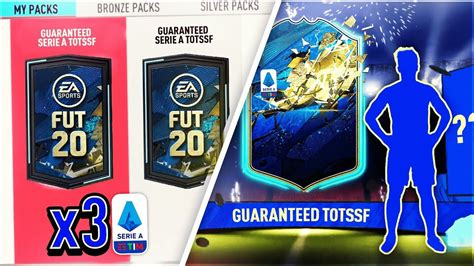 3 X Guaranteed Serie A Totssf Packs Fifa 20 Serie A Tots Youtube