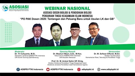 Webinar Kiat Menuju Lektor Kepala Dan Guru Besar ADBPBPTKI Indonesia