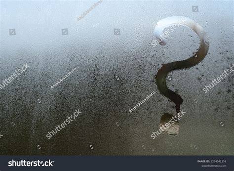 Fogged Glass Question Mark Written On Stock Photo 2234541251 Shutterstock