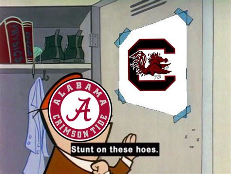 Every Bama Fan to us on social media lately : r/cfbmemes