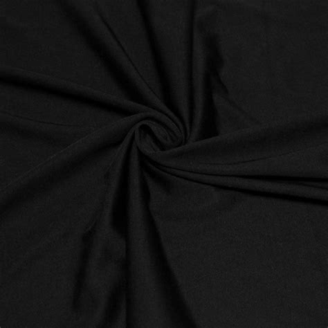 Jersey Tubulaire Coton Black Vendu Au M Tre