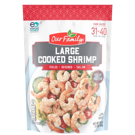 Large Cooked Shrimp - Our Family
