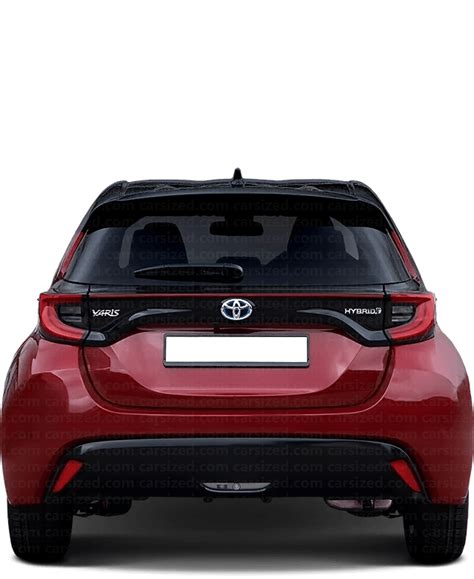 Dimensions Toyota Yaris Present Vs Toyota Rav Present