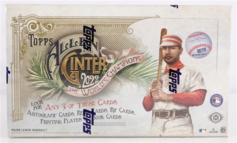 2022 Topps Allen Ginter Baseball Hobby Box DA Card World