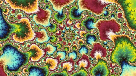 Download Captivating Psychedelic Fractal Art Wallpaper