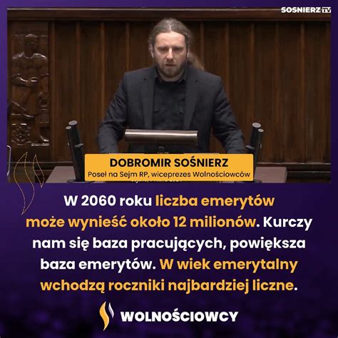 Wolnościowcy on Twitter 13 i 14 emerytura My WIEMY W 2060 r