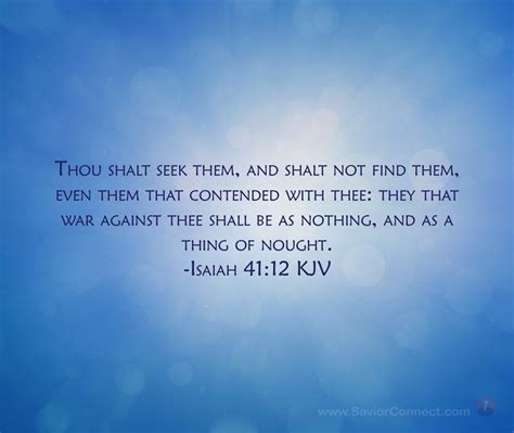 Isaiah 41:12 King James Version | King james version, Scripture images ...