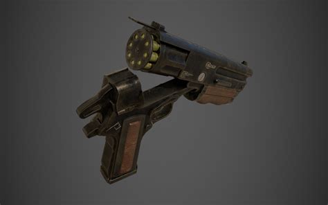 Colt Mothman 6520 10mm Revolver WIP 01 At Fallout 4 Nexus Mods And