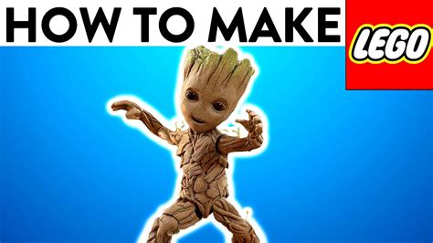 How To Make Groot Lego Minifigure Tutorial I Am Groot Youtube