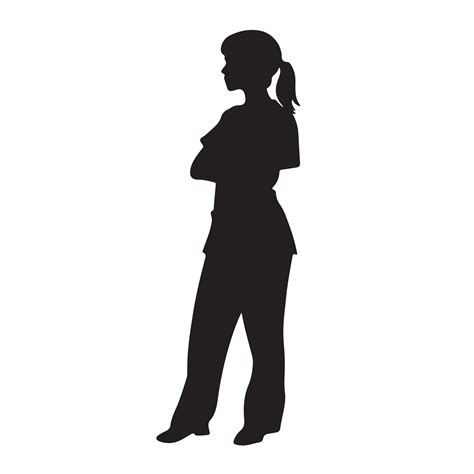 nurse silhouette Vector 29193105 Vector Art at Vecteezy