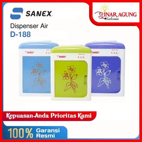 DISPENSER SANEX D HOT AND WARM UNGU Lazada Indonesia
