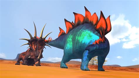 Styracosaurus Vs Stegosaurus Dinosaurs Battle World Championship Wiki