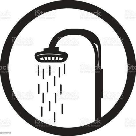 Shower Head Icon Stock Illustration Download Image Now Bathroom