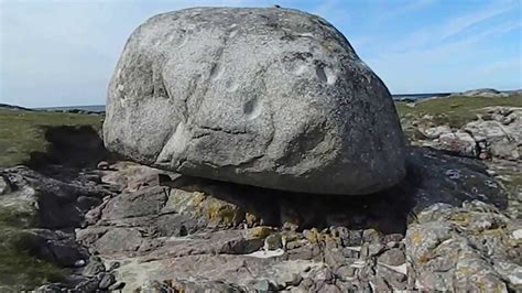 The Famous Ringing Stone Erratic Boulder With Stone Age Cup Marks Isle